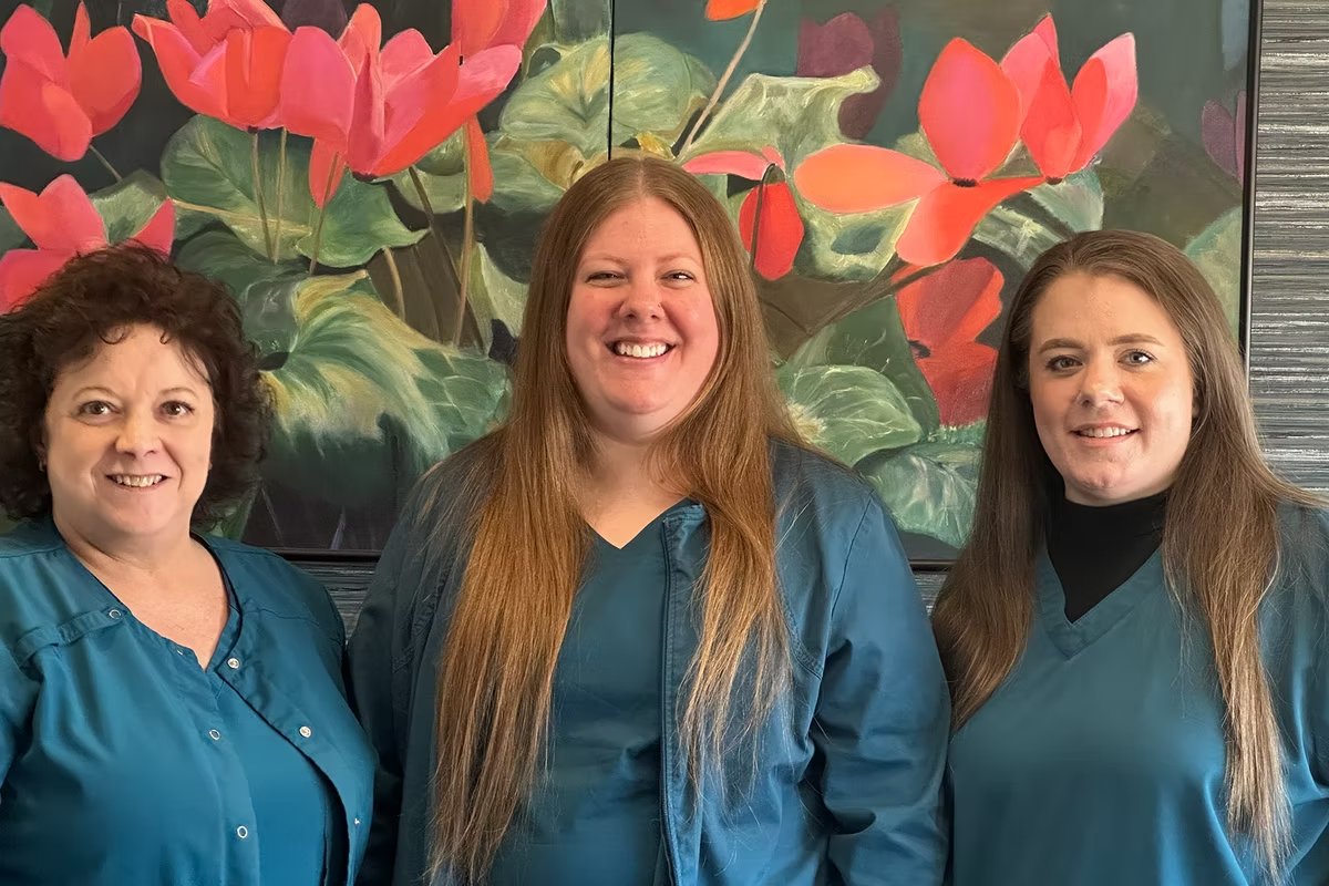 Front desk team at O'Kane & Monssen Family Dentistry in St. Paul